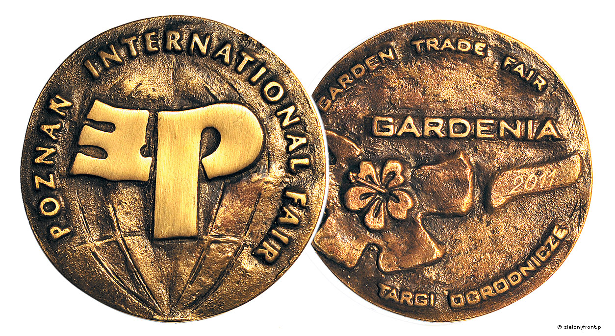 Złty medal targów Gardenia